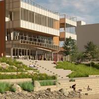 Exterior River Walk and Landscaping - SE View